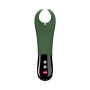 Вибратор для пениса Fun Factory MANTA moss green/black, подходит для парных игр