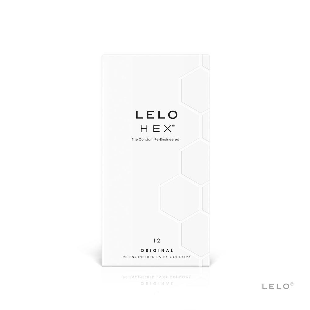 Презервативы LELO HEX Condoms Original 12 Pack, тонкие и суперпрочные