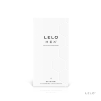 Презервативы LELO HEX Condoms Original 12 Pack, тонкие и суперпрочные