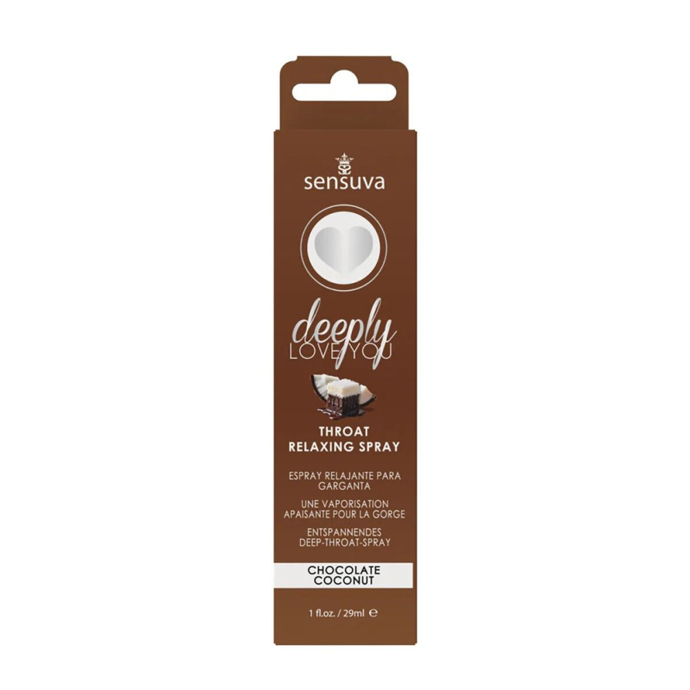 Спрей для минета Sensuva Deeply Love You Chocolate Coconut (29 мл) для глубокого минета