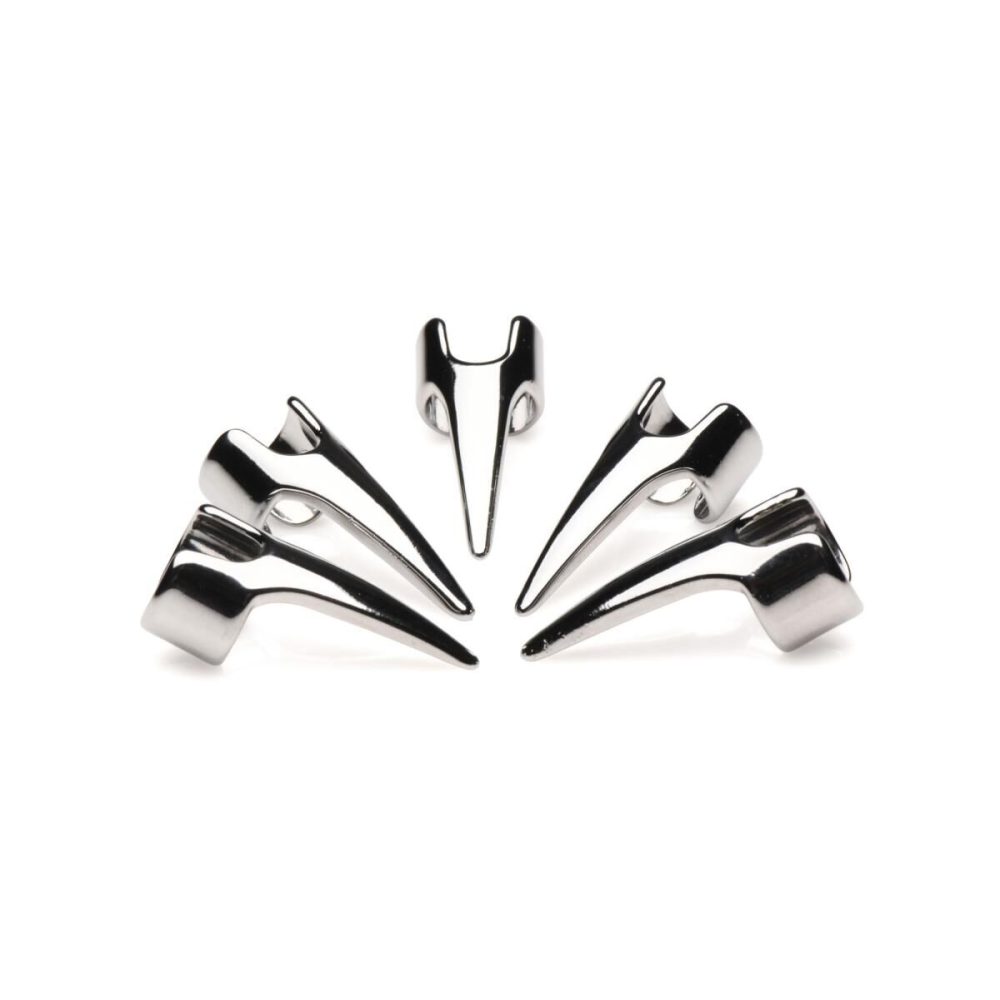Набор колец с когтями Master Series Five-Piece Sensation Claw Rings - Silver (мятая упаковка!!!)