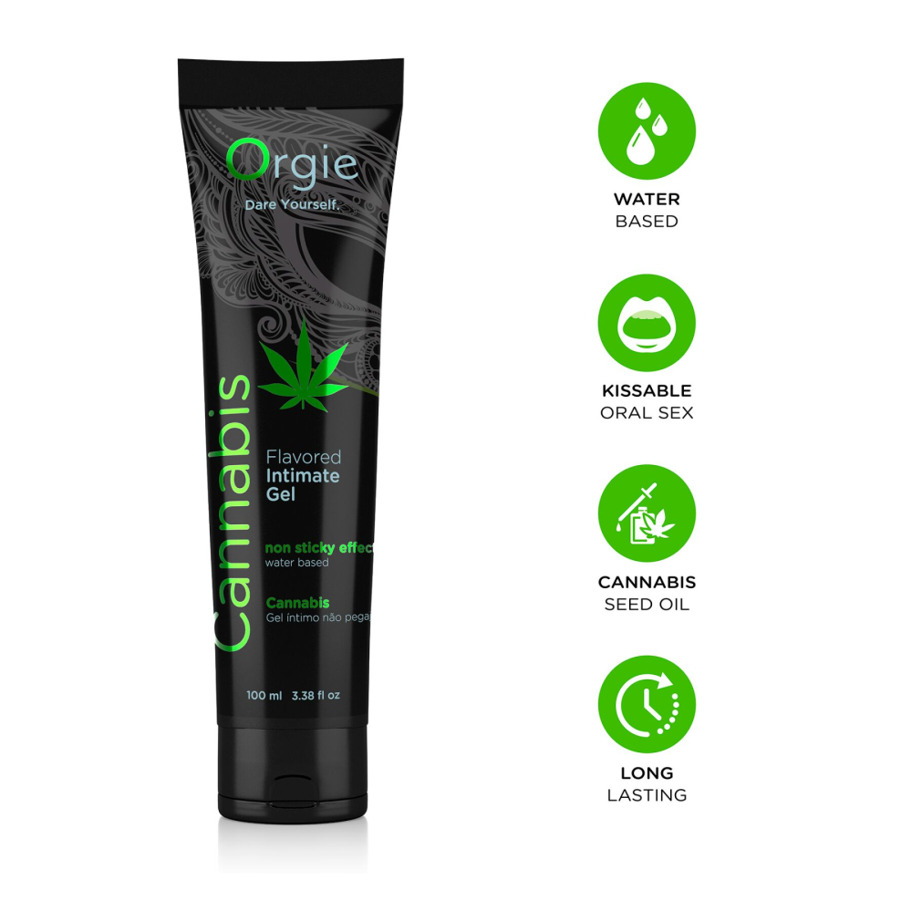 Лубрикант на водной основе Orgie - Lube Tube Cannabis (100 мл)