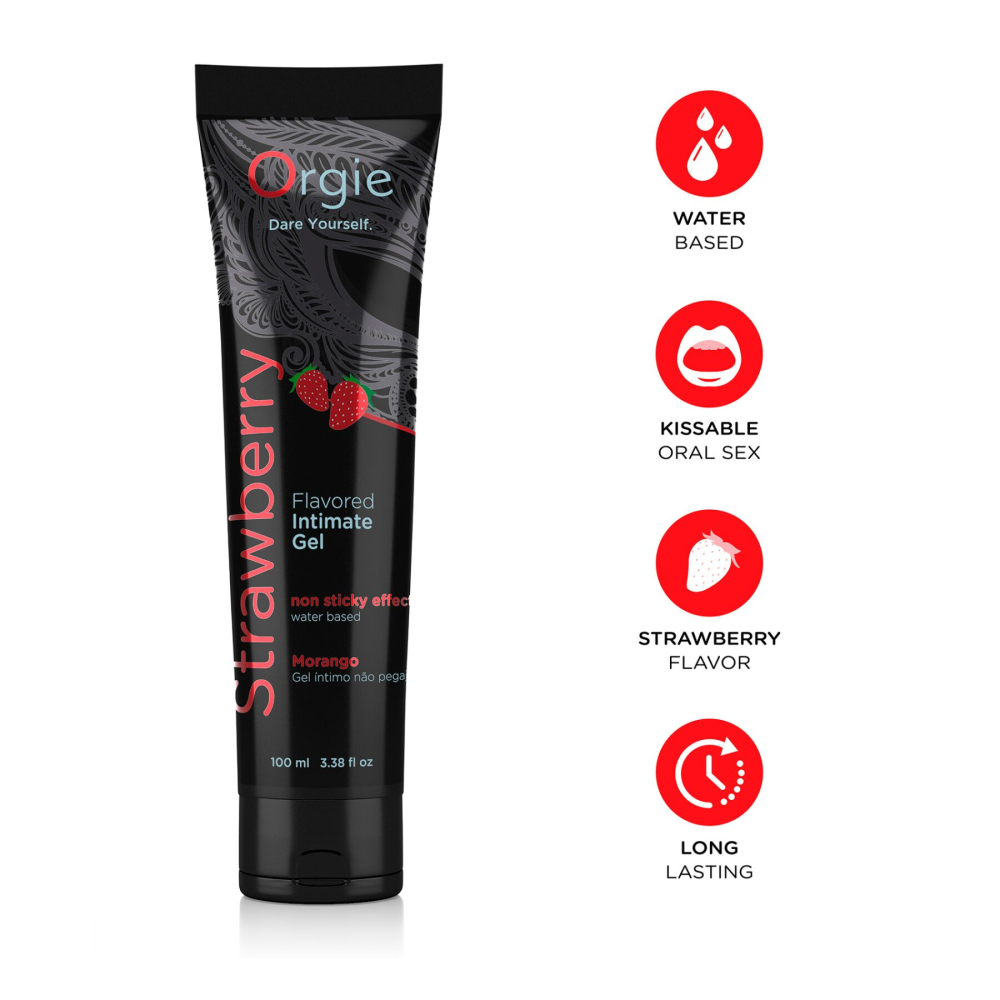 Лубрикант на водной основе Orgie - Lube Tube Strawberry (100 мл)