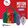 Вагинальные шарики с массажем и вибрацией FeelzToys Motion Love Balls Jivy с пультом ДУ, 7 режимов
