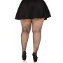 Колготки Leg Avenue Rhinestone micro net tights Plus size Black, мелкая сетка, стразы