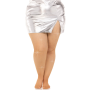 Колготки Leg Avenue Rhinestone micro net tights Plus size Caramel, мелкая сетка, стразы