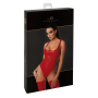 Боди Noir Handmade F352 Red powerwetlook body - L