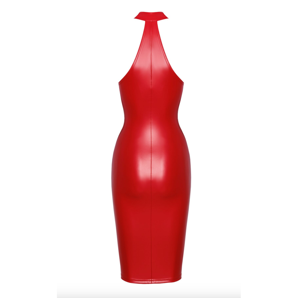 Платье Noir Handmade F354 Red powerwetlook dress - XXL