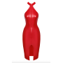 Платье Noir Handmade F354 Red powerwetlook dress - XXL