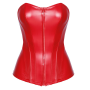 Корсет Noir Handmade F355 Red powerwetlook corset - S