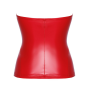 Корсет Noir Handmade F355 Red powerwetlook corset - S
