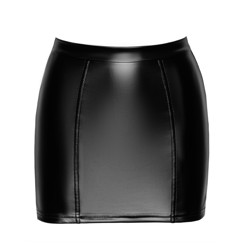 Юбка Noir Handmade F341 Powerwetlook and lace skirt - XXL