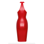 Платье Noir Handmade F354 Red powerwetlook dress - 3XL