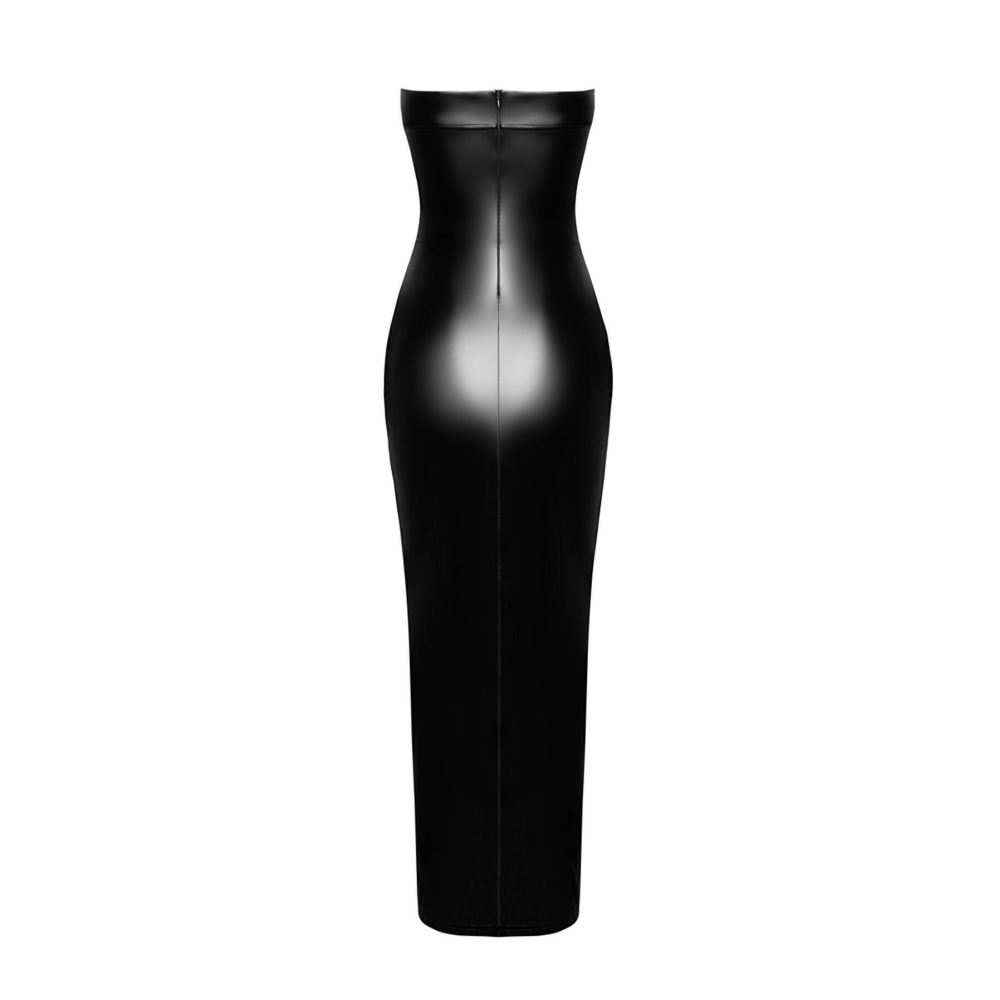 Платье Noir Handmade F336 Powerwetlook long dress - 3XL
