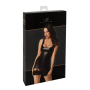Платье Noir Handmade F344 Powerwetlook dress with garter - 3XL