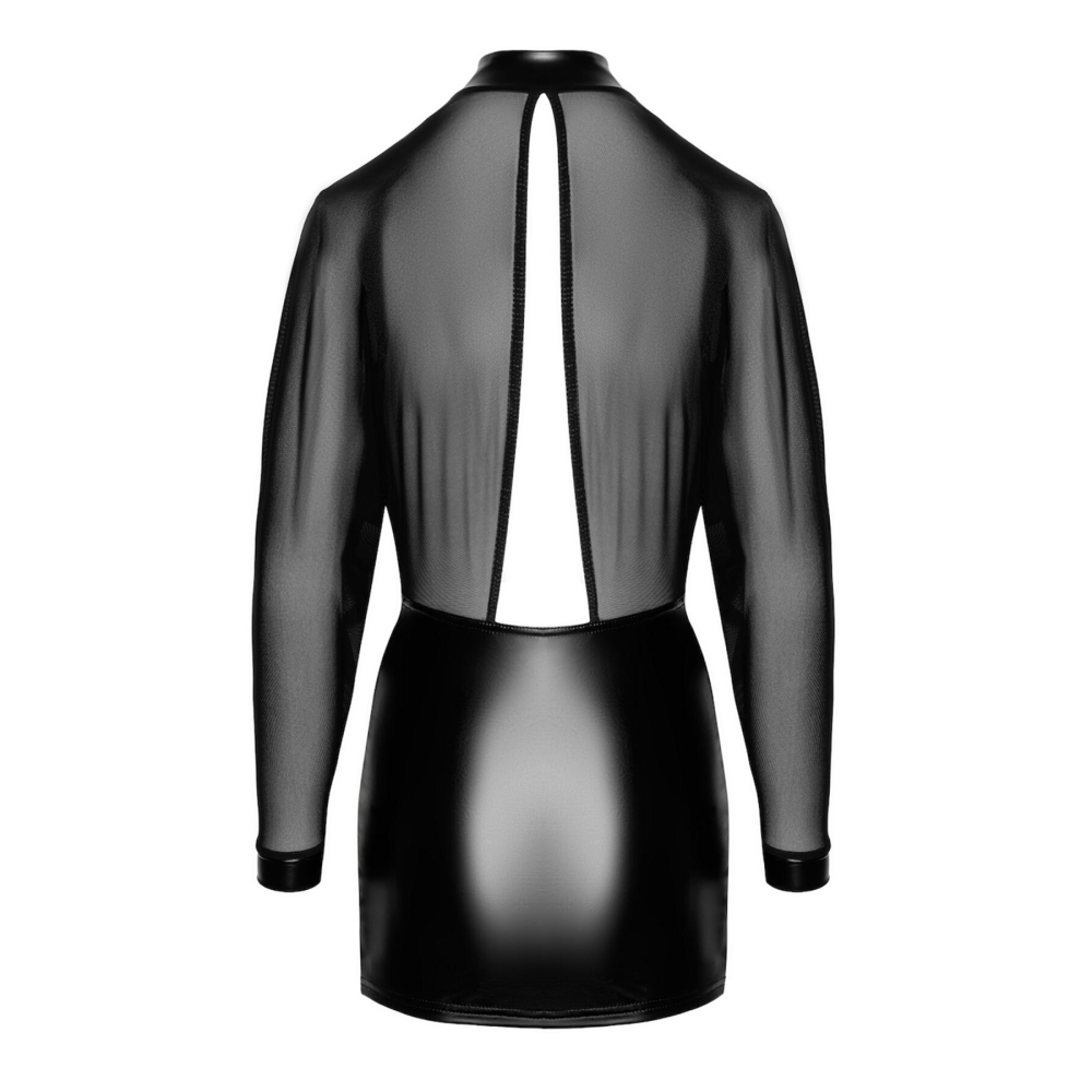 Платье Noir Handmade F348 Powerwetlook and tulle dress - 6XL