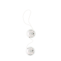 Вагинальные шарики DUO BALLS,SILVER