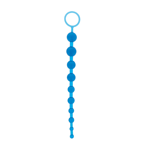 Анальная цепочка Oriental Jelly Butt Beads 10.5, BLUE