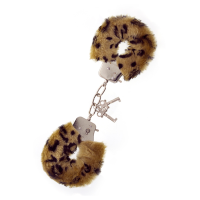 Наручники, Metal Handcuff with Plush, LEOPARD