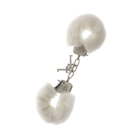 Наручники Metal Handcuff with Plush, белый