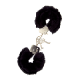 Наручники METAL HANDCUFF WITH PLUSH, BLACK