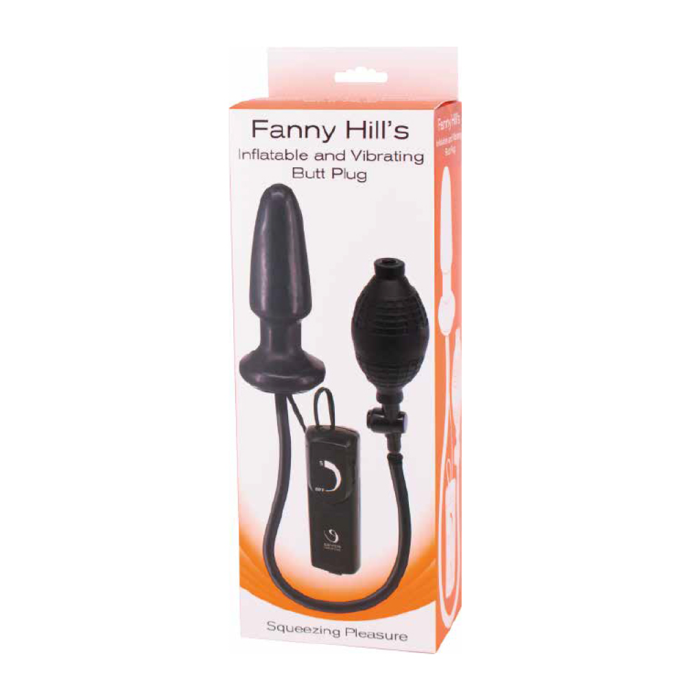 Вибромассажер плаг анальный стимулятор Fanny Hill''s Black Buttplug