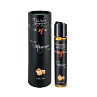 Массажное масло Plaisirs Secrets Caramel (59 мл) с афродизиаками, съедобное, подарочная упаковка