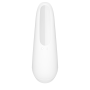Вакуумный клиторальный стимулятор Satisfyer Curvy 1+ White с управлением через интернет