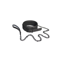 Ошейник с поводком BLAZE COLLAR AND CHAIN BLACK