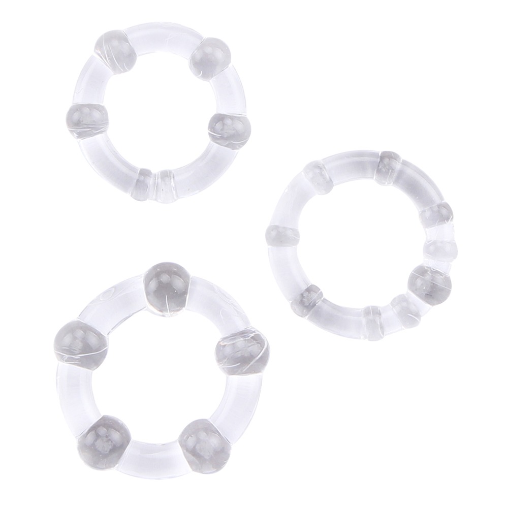 Набор колец Chisa GK Power Cock Rings, прозрачный