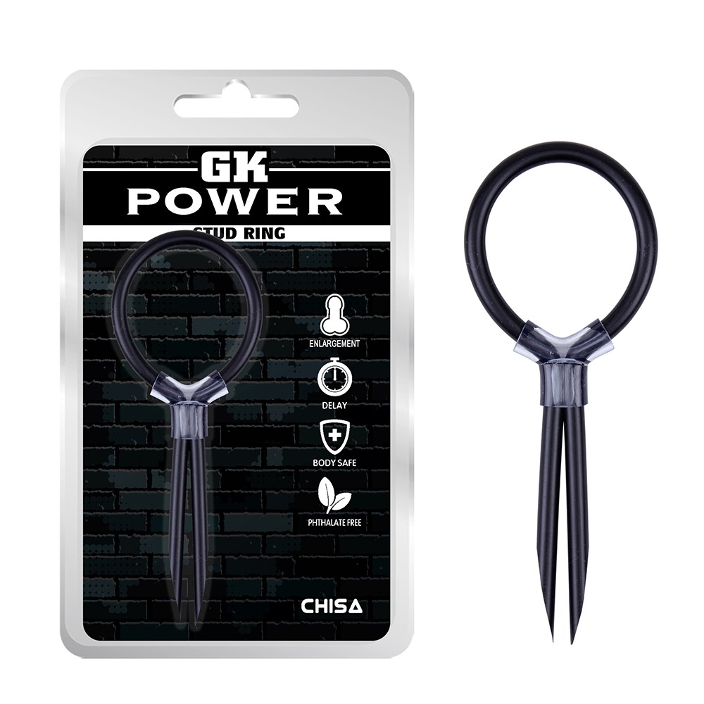 Регулируемое эрекционное кольцо-лассо Chisa GK Power, черное