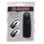 Виброяйца на пульте Chisa Hi-Basic Power Bullet Vibe 2 Egg, серебристые
