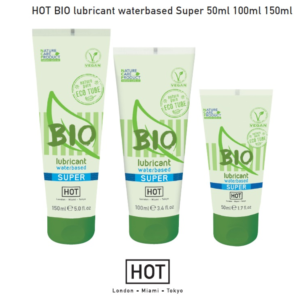 Органический лубрикант на водной основе Hot Bio Lube Super, 150 мл