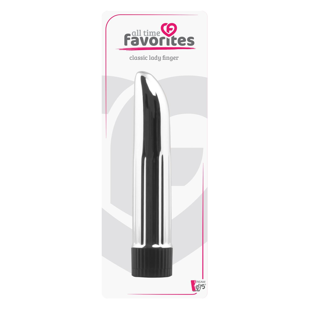 Вибромассажер DREAM TOYS CLASSIC LADY FINGER SILVER