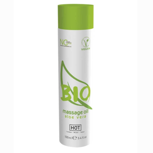 Массажное масло Hot Bio massage oil Aloe Vera, 100 мл