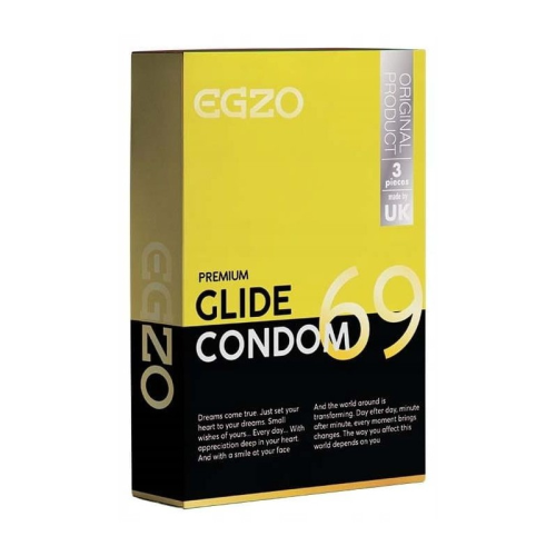 Презервативы в обильной смазке EGZO "Glide"