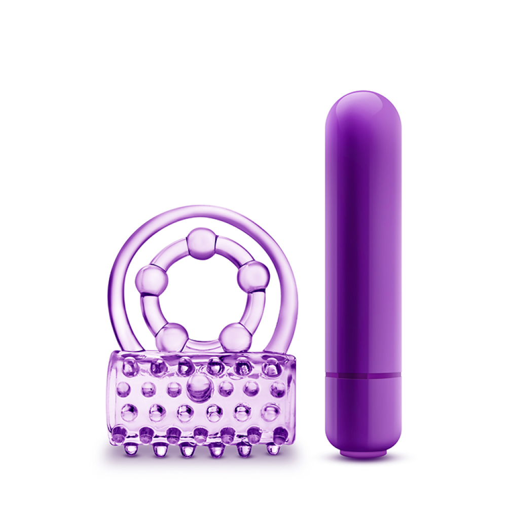Эрекционное виброкольцо Blush PLAY WITH ME Purple