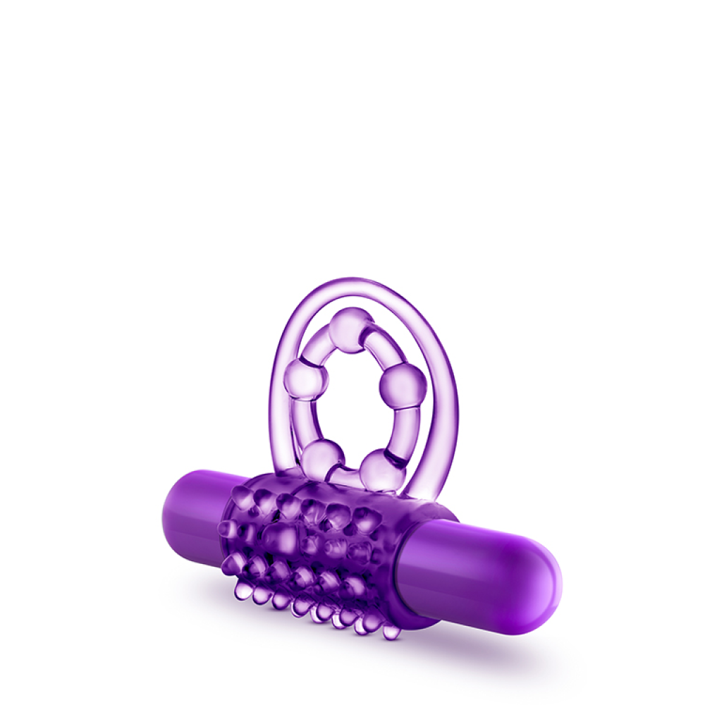 Эрекционное виброкольцо Blush PLAY WITH ME Purple