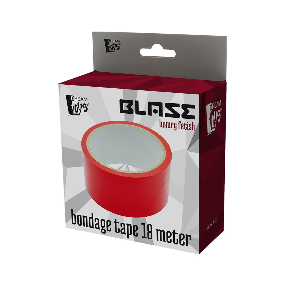Бондажная лента BLAZE BONDAGE TAPE 18M RED