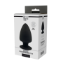Термоактивная анальная пробка PREMIUM SILICONE PLUG L BLACK