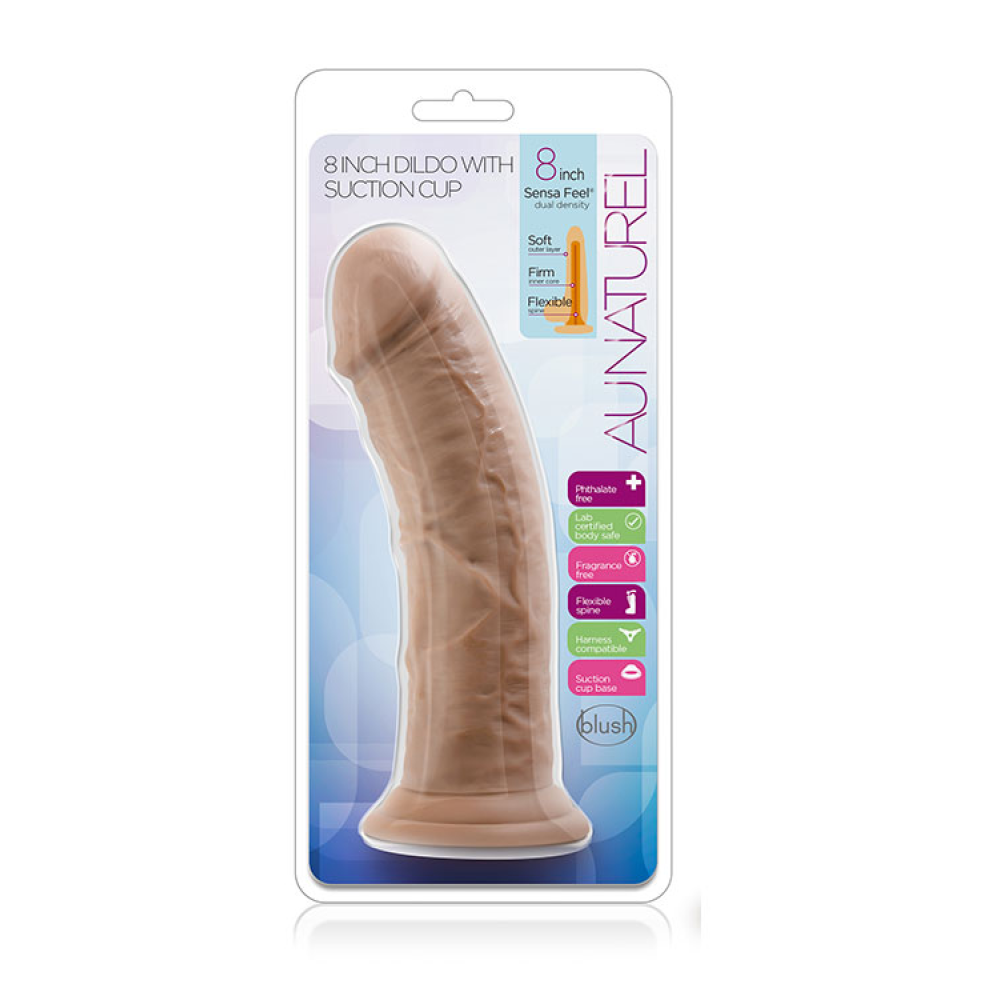Фаллоимитатор AU NATUREL 8INCH DILDO MOCHA