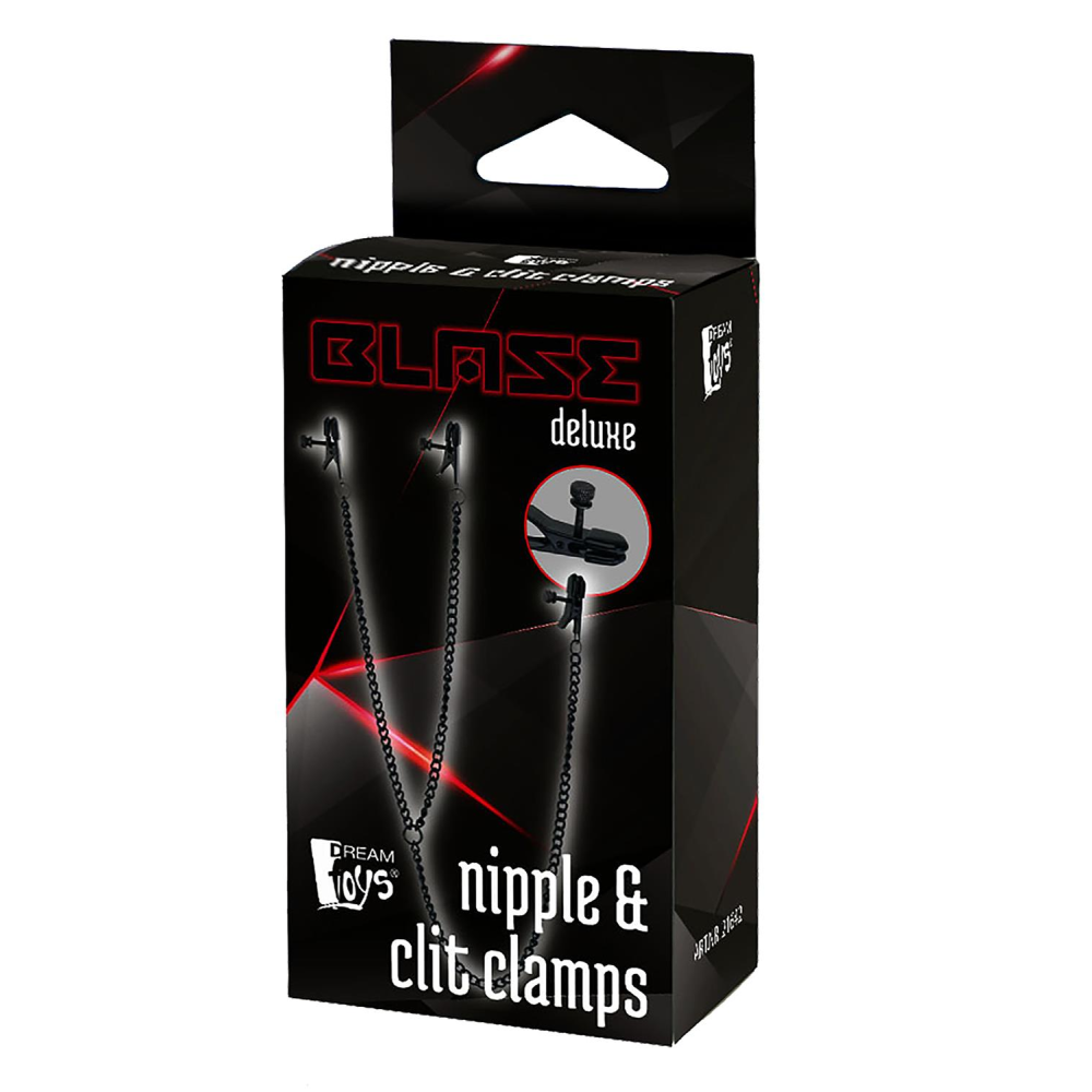 Зажимы для сосков и клитора BLAZE DELUXE NIPPLE & CLIT CLAMPS