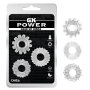 Набор эрекционных колец Chisa GK Power Cock Rings прозрачные, 3 шт.