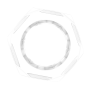 Кольцо эрекционное Chisa GK Power Nust Bolts Cock Ring, прозрачное