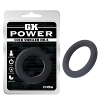 Кольцо эрекционное Chisa GK Power Cock Sweller №4, черное
