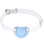Кляп-соска Silicone Strap, Blue