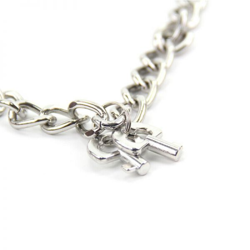 Наручники Roomfun Metal Handcuff With a Long Chain , Red