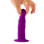 Фаллоимитатор Термоактивный SOLID LOVE RIBBED PURPLE