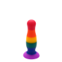 Радужная анальная пробка COLOURFUL LOVE PLUG