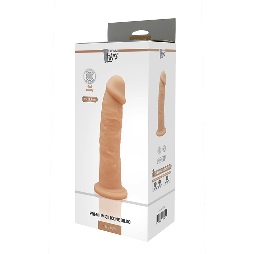 Фаллоимитатор Термоактивный реалистичный REAL LOVE Dream Toys, телесный